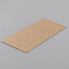 Rectangle Kraft Paper Sublimation Car Coaster Display Cards CDIS-WH0024-18B-02-2