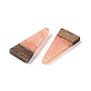 Resin & Wood Pendants WOOD-F015-03G-2