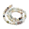 Natural Flower Amazonite Beads Strands G-E571-26A-3