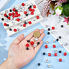 120Pcs 3 Styles Acrylic Beads OACR-DC0001-57-3