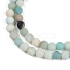 Natural Flower Amazonite Beads Strands G-F591-15-4mm-3