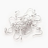 Brass Micro Pave Cubic Zirconia Earring Hooks KK-F784-21P-NF-1