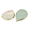 Natural Amazonite Pendants G-E526-01B-3