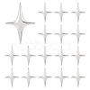 16Pcs Star Alloy Lapel Pins for Backpack Clothes JEWB-FH0002-96P-1