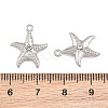 304 Stainless Steel with Crystal Rhinestone Pendants RB-CBABFDA-11C-P-3