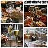 28Pcs 14 Colors Bicone Glass Wine Glass Charms AJEW-HY00010-5