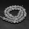 Natural Clear Quartz Crystal Beads Strands G-F570-01-8mm-2