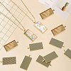 20Pcs Alloy Pendant Cabochon Settings FIND-SP0004-32-7