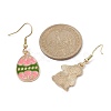 Easter Themed Alloy Enamel Dangle Earrings EJEW-JE05497-02-3