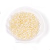 Transparent Spray Painted Glass Beads LS-EGLA-N018-4mm-10-1