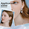 40Pcs 304 Stainless Steel & Plastic Clip-on Earring Findings STAS-BBC0003-35-5