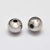 Rack Plating Brass Round Spacer Beads KK-I601-6mm-P-RS-1