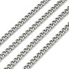 Tarnish Resistant 304 Stainless Steel Cuban Link Chains CHS-L015-12-1