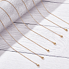 20Pcs Ion Plating(IP) 304 Stainless Steel Cable Chains Necklaces Set for Men Women NJEW-NB0001-06-4