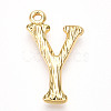 304 Stainless Steel Pendants STAS-N117-01G-Y-1