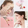 Alloy Enamel Pendants PALLOY-SC0002-76-6