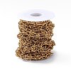 Ion Plating(IP) 304 Stainless Steel Knot Link Chains CHS-C007-01G-3