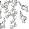 SHEGRACE Brass Clear Cubic Zirconia Charms XGRQ3P998-629P-1