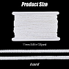 20 Yards Polyester Braided Lace Ribbon OCOR-DR0001-29B-2