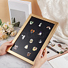 Wood & Plastic Rectangle Photo Frame Stand DJEW-WH0072-13B-03-3