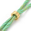 Nylon Cord Silder Bracelets MAK-C003-03G-06-2