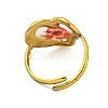 Brass Adjustable Rings for Women RJEW-G265-10G-C03-3