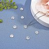 304 Stainless Steel Pendant Rhinestone Settings STAS-UN0007-21P-5