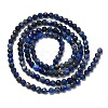 Natural Lapis Lazuli Beads Strands G-K020-3mm-23-2