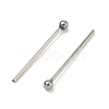 Tarnish Resistant 304 Stainless Steel Ball Head pins STAS-M010-18mm-01-3