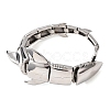 304 Stainless Steel Link Chain Bracelets for Women Men BJEW-P386-08P-4