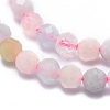 Natural Morganite Beads Strands G-G792-32A-3