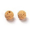 Unwaxed Natural Lava Rock Beads G-F325-8mm-A01-2