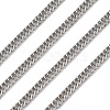 Iron Flat Double Link Chains CH-ZX009-5x3.5mm-P-1