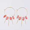 316L Surgical Stainless Steel Hoop Earring EJEW-JE03678-2