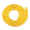 Electroplate Transparent Glass Beads Strands GLAA-T032-T4mm-AB11-3