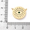 Brass Micro Pave Cubic Zirconia Pendants KK-S510-39G-02-3