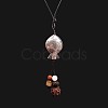 Alloy & Resin & Wood & Walnut Pendant Necklaces for Women FS-WGF26A9-02-1