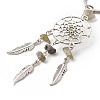 Natural Labradorite Keychain KEYC-JKC00346-04-3
