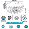 DIY Interchangeable Flower Bangle Making Kit DIY-SC0023-23-2