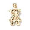 Brass Micro Pave Cubic Zirconia Pendants KK-M240-11-4