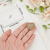 2Pcs 925 Sterling Silver Micro Pave Cubic Zirconia Peg Bails STER-BBC0007-30-3