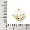 Rack Plating Brass Enamel Pendants KK-S366-05G-4