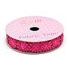 Glitter Powder Polyester Ribbons X-SRIB-S048-04C-2