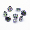 Cubic Zirconia Pointed Back Cabochons ZIRC-WH0011-01A-1