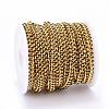 Two Tone Handmade Brass Curb Chains CHC-I035-01G-06-4