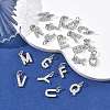 SHEGRACE Brass Micro Pave Clear Cubic Zirconia Pendants XGRQ29811-394P-4