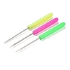 3 Colors Steel Awl Pricker Sewing Tool Kit TOOL-K015-04-1