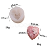 DIY Heart Shape Food Grade Candle Silicone Molds PW-WGD631A-03-1