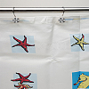 6Pcs Iron Shower Curtain Hook for Bathroom AJEW-LP0006-36A-3