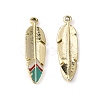 Alloy Enamel Pendants FIND-WH0110-194G-2